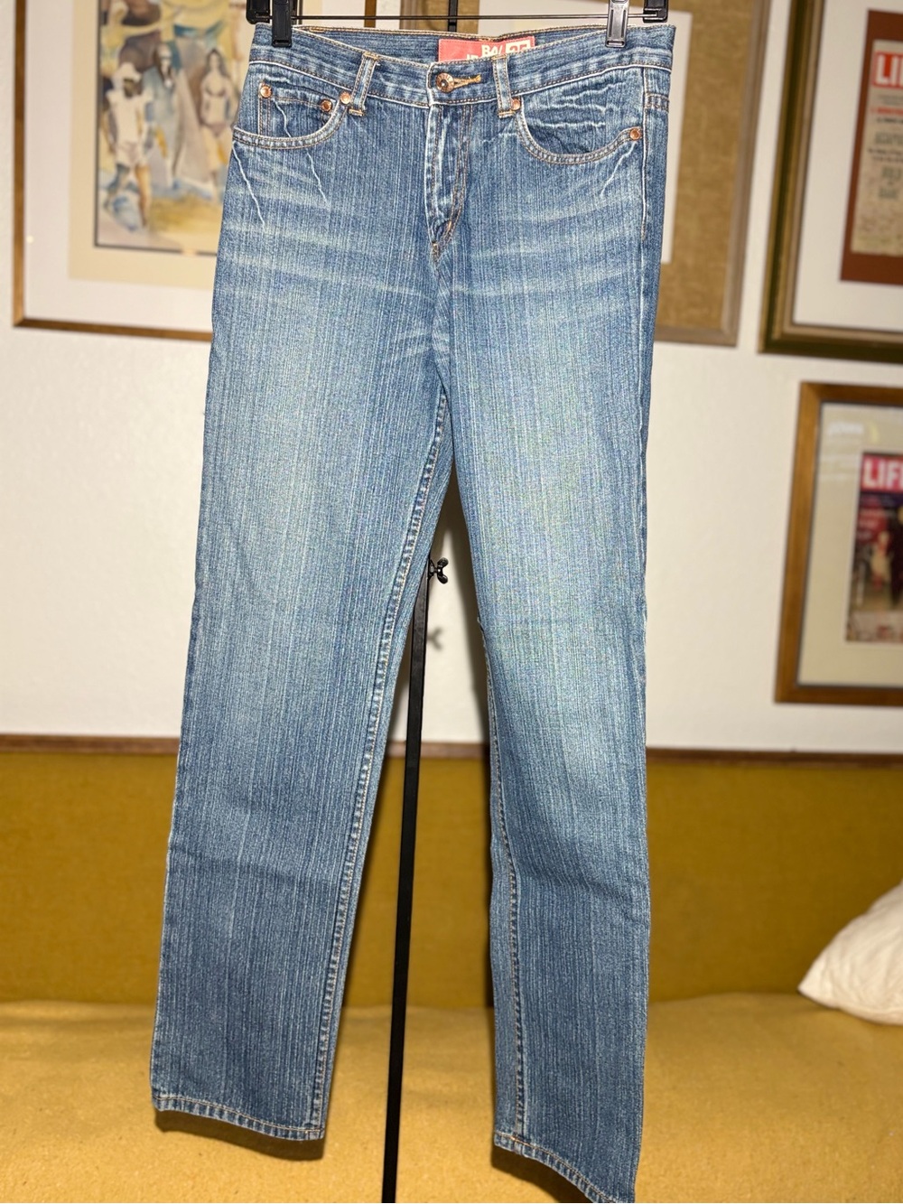 Vintage BAL JEANS Rough Collection Straight Leg Denim - Size 25 (160/62A)